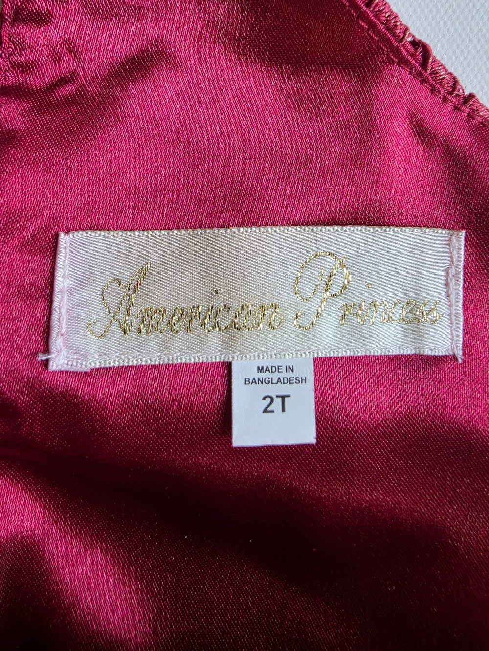 2T Burgundy Lace Party Dress - Picture 6 of 8